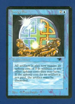 ENERGY FLUX uncommon 1994 ANTIQUITIES Magic the Gathering Unplayed - Image 1