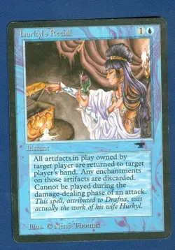 HURKYL'S RECALL rare 1994 ANTIQUITIES Magic the Gathering Unplayed - Image 1