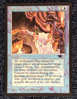 HURKYL'S RECALL rare 1994 ANTIQUITIES Magic the Gathering Unplayed - Image 4