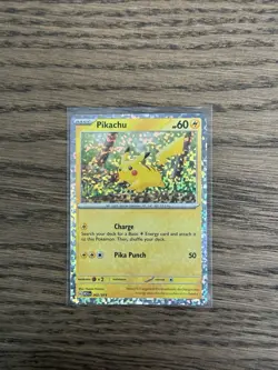 Pikachu McDonald's Happy Meal Holo Pokemon Card 002/015 Exclusive - Image 1