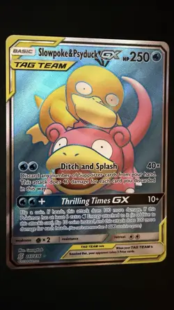 Pokemon Slowpoke & Psyduck GX 217/236 Tag Team - Image 1