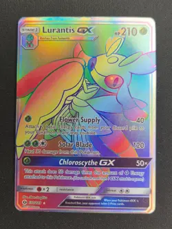 Lurantis GX (Secret) Secret Rare Holo SM Base Set 150/149 LP Pokemon TCG - Image 1