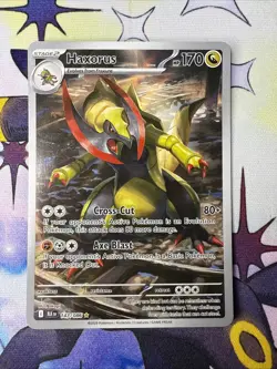 Haxorus 147/086 Illustration Rare Pokemon Scarlet & Violet Black Bolt - Image 1