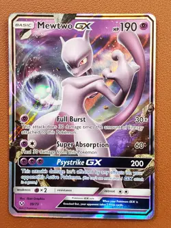 Mewtwo GX 39/73 Shining Legends Ultra Rare Holo Full Art NM Pokemon TCG - Image 1