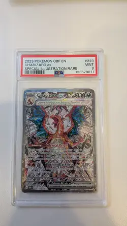 Charizard ex 223/197 Special Illustration Rare PSA 9 Pokemon TCG SV03 Obsidian F - Image 1