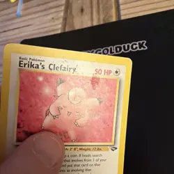 Erika's Clefairy 40/132 Uncommon WOTC Gym Challenge Pokemon - Image 3