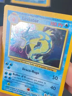 CARTE POKEMON LEVIATOR 6/102 FR HOLO SET DE BASE - EXC - Image 2