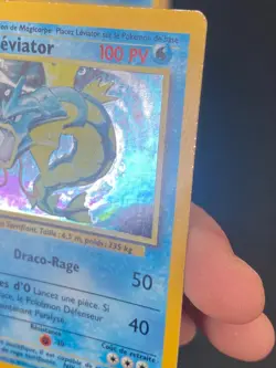 CARTE POKEMON LEVIATOR 6/102 FR HOLO SET DE BASE - EXC - Image 3