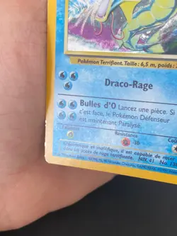 CARTE POKEMON LEVIATOR 6/102 FR HOLO SET DE BASE - EXC - Image 5