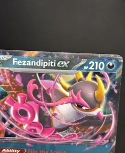 Fezandipiti ex 038/064 - Shrouded Fable Double Rare Pokemon TCG - MP Card - Image 3