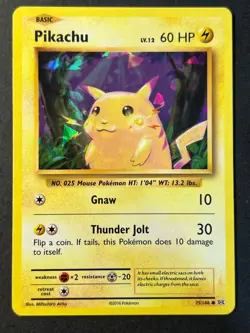 Pikachu 35/108 Shattered Ice Holo - Evolutions - Pokemon Card Near Mint - Image 1