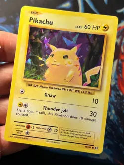 Pikachu 35/108 Shattered Ice Holo - Evolutions - Pokemon Card Near Mint - Image 3