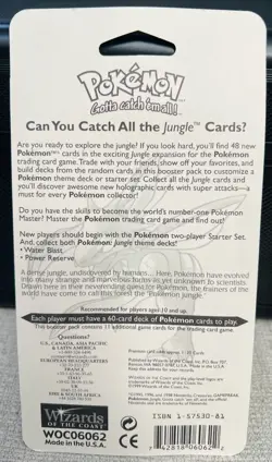 RARE! 1999 WOTC Pokemon Jungle Booster Sealed Blister Pack Flareon Art NEW - Image 4