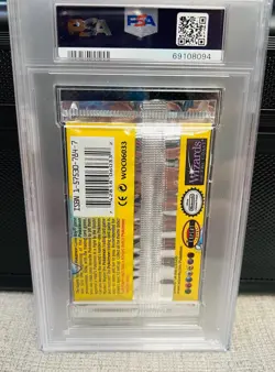 1999 WOTC Pokemon TCG Base Set NEW Booster Pack (Blastoise Art) Gem Mint PSA 8 - Image 2