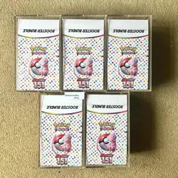 Pokemon 151 Booster Bundle Display Case UNSEALED + Acrylic Display - Brand New - Image 1
