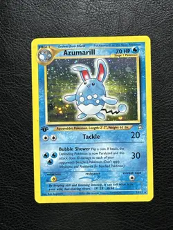 Azumarill - 2/111 Neo Genesis Holo 1st Edition Rare Vintage Pokemon TCG NM/LP - Image 1