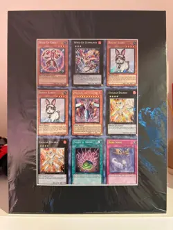 Yu-Gi-Oh Uncut Sheet Photon Shockwave PHSW Secret Rare 1st Edition 3x3 - Image 1