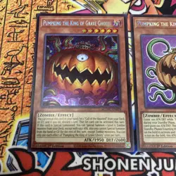 Pumpking the King of Grave Ghosts MZMU-EN001 + MZMU-EN061 SECRET NM BOTH - Image 2