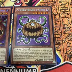 Pumpking the King of Grave Ghosts MZMU-EN001 + MZMU-EN061 SECRET NM BOTH - Image 3