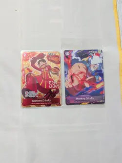 2024 One Piece EN Bandai Card Game Fest #080 Monkey D. Luffy And P-041 (Sealed) - Image 1