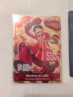 2024 One Piece EN Bandai Card Game Fest #080 Monkey D. Luffy And P-041 (Sealed) - Image 3