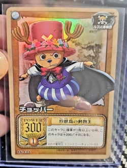 One Piece Bandai 2002 card Game CHOPPER PROMO LK-C01 HOLO FOIL RARE - Image 1