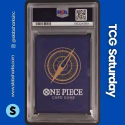 2024 ONE PIECE PREMIUM CARD COLLECTION LIVE ACTION #P-055 MONKEY D. LUFFY PSA 10 - Image 2