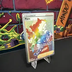 Piers 078/073 Champion's Path Rainbow Secret Rare Full Art Pokemon TCG Card NM - Image 2