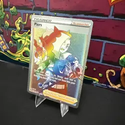 Piers 078/073 Champion's Path Rainbow Secret Rare Full Art Pokemon TCG Card NM - Image 3
