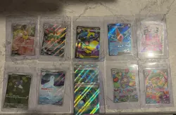 Pokemon Hyper Rare And Full Art Lot Phantasmal Flames 11 Cards - Image 1