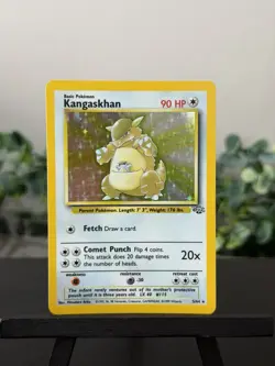 Pokemon TCG Kangaskhan Holo Rare Jungle Card 5/64 LP/NM Condition - Image 1