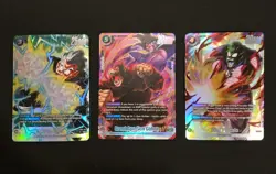 3 Card Alternate Art SR Fusion World Dragon Ball Son Gohan Piccolo Jackie Chun - Image 1