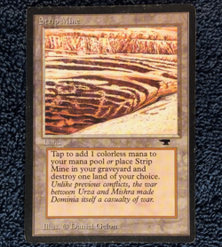 STRIP MINE (No Horizon) rare 1994 ANTIQUITIES Magic the Gathering - Image 3