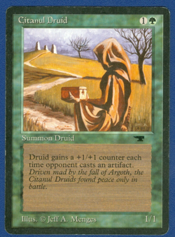 CITANUL DRUID uncommon 1994 ANTIQUITIES Magic the Gathering - Image 1