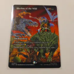 Rhythm of the Wild (Borderless) - 0012 - PZA - NM - TMNT - MTG - Ships Now! - Image 1