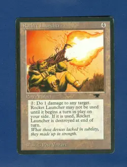 ROCKET LAUNCHER uncommon 1994 ANTIQUITIES Magic the Gathering - Image 2