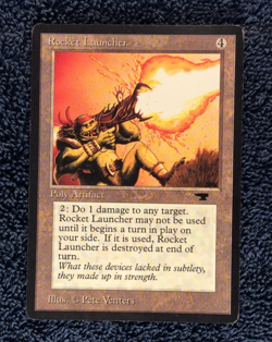ROCKET LAUNCHER uncommon 1994 ANTIQUITIES Magic the Gathering - Image 5