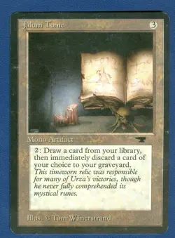 JALUM TOME uncommon 1994 ANTIQUITIES Magic the Gathering - Image 1