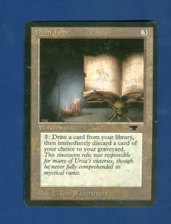 JALUM TOME uncommon 1994 ANTIQUITIES Magic the Gathering - Image 2