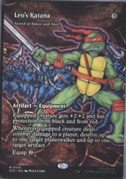 Leo's Katana - Sword of Sinew and Steel (Borderless): #18, MTG Nm 302N - Image 1