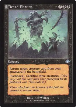 Dread Return (Retro Frame) Dominaria Remastered Regular - Image 1