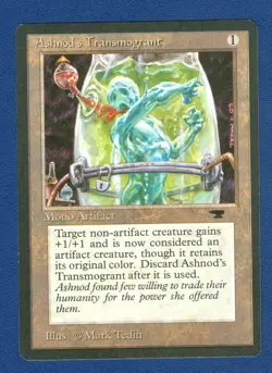 ASHNOD'S TRANSMOGRANT uncommon 1994 ANTIQUITIES MTG Unplayed - Image 1