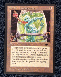 ASHNOD'S TRANSMOGRANT uncommon 1994 ANTIQUITIES MTG Unplayed - Image 3