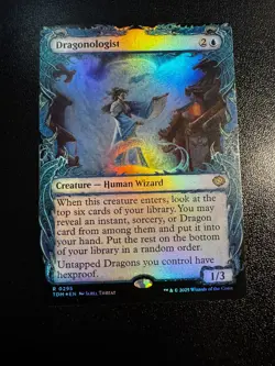 Dragonologist (Showcase) Tarkir: Dragonstorm Foil LP MTG - Image 1