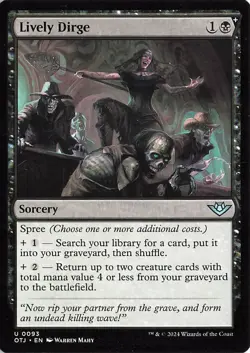 Lively Dirge U Outlaws of Thunder Junction 93 LP - Image 1