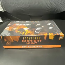 Magic the Gathering MtG INNISTRAD MIDNIGHT HUNT Set Booster Box FACTORY SEALED 630509987184 - Image 1