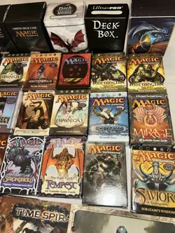 Magic The Gathering Huge Playing Deck/ Deck Box Lot Random Not Searched - Image 3