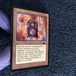 ARMAGEDDON CLOCK uncommon 1994 ANTIQUITIES Magic the Gathering Unplayed - Image 5