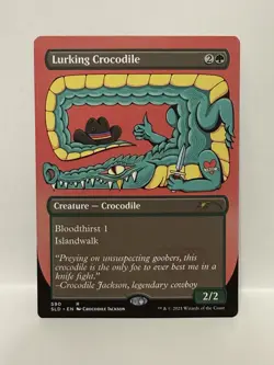 Lurking Crocodile - Secret Lair Drop Series (SLD) Rare 590 Non-Foil NM Magic - Image 1