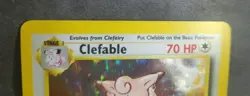 Rare, Holographic Pokemon Jungle Set Clefable 1/64 (Unlimited, English) - Image 4